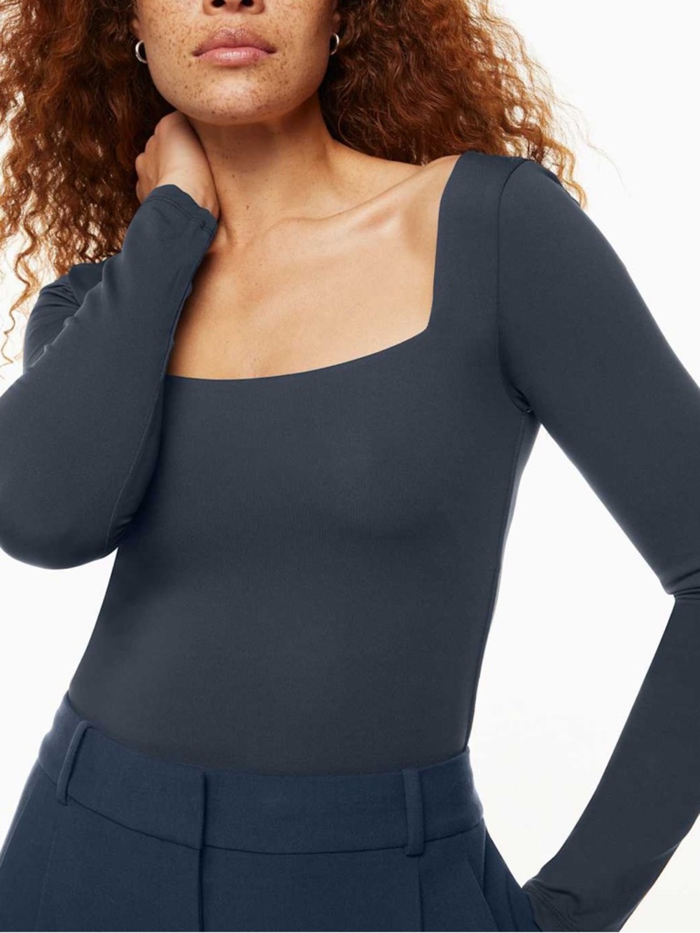 Aritzia Babaton Longsleeve Contour Bodysuit - Sz S